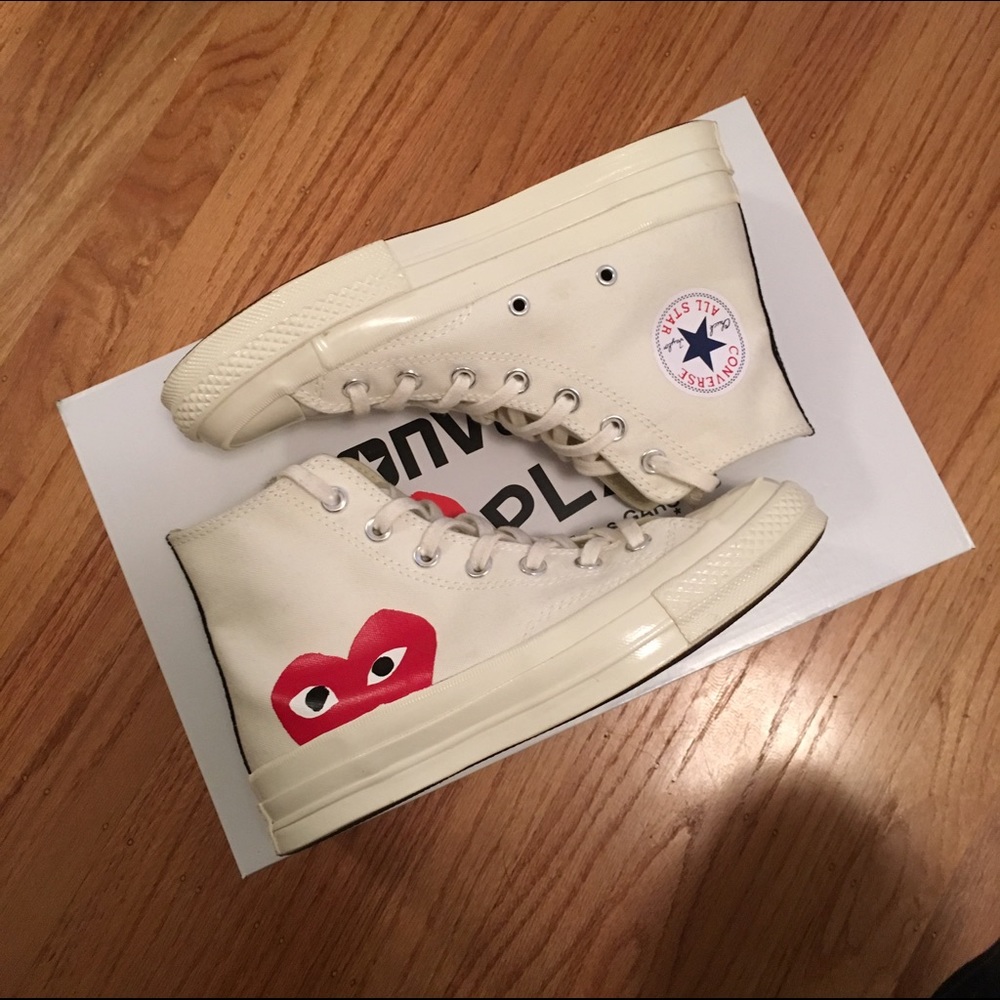 Comme des Garcons PLAY x Converse hi tops
