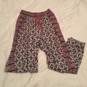 Pink Patterned Pants