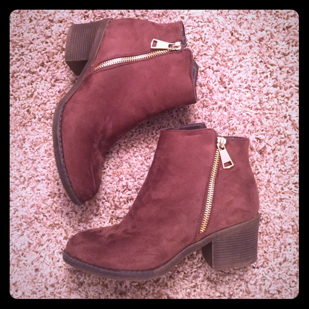 Cute brown booties