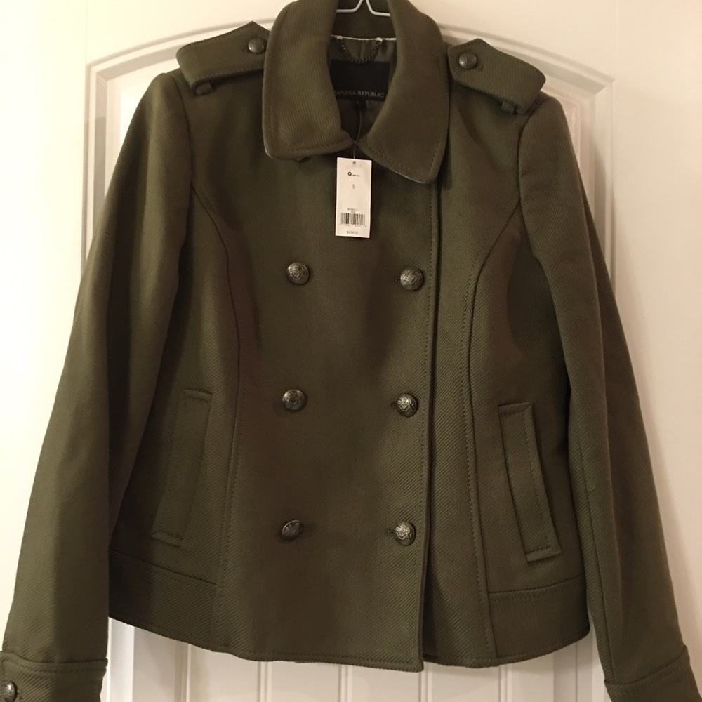 Banana Republic military coat