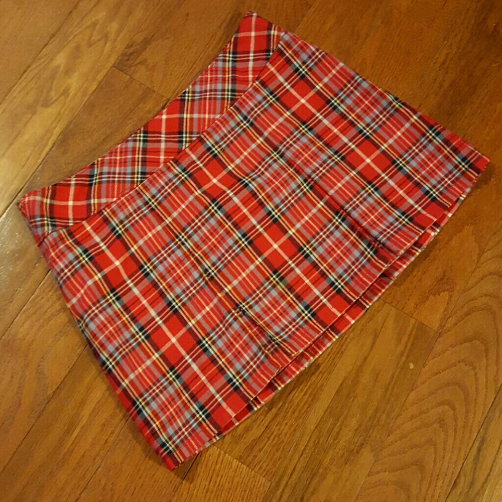 Plaid Mini Skirt