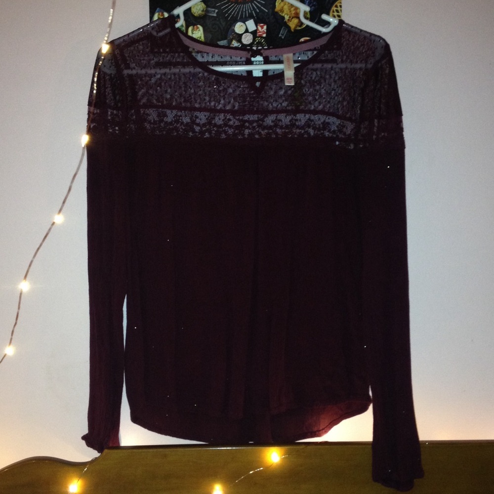 Burgundy Shirt