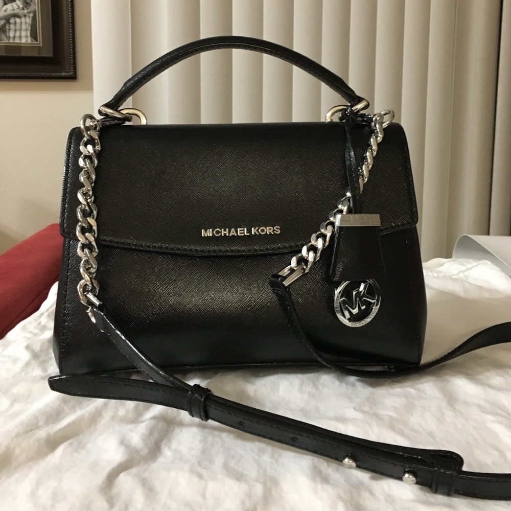 Michael Kors black hand bag.