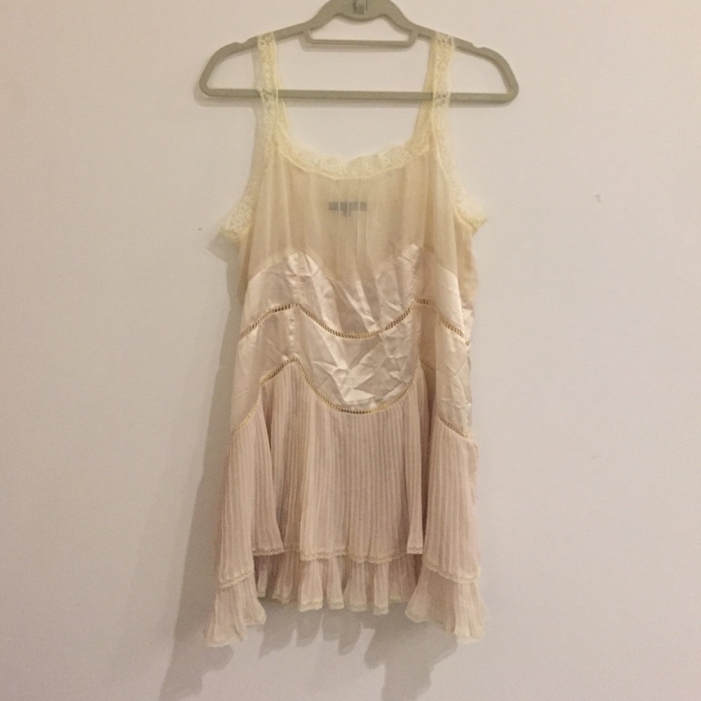Silk & lace dress