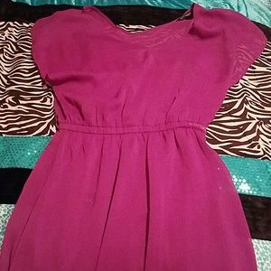 Purple express dress