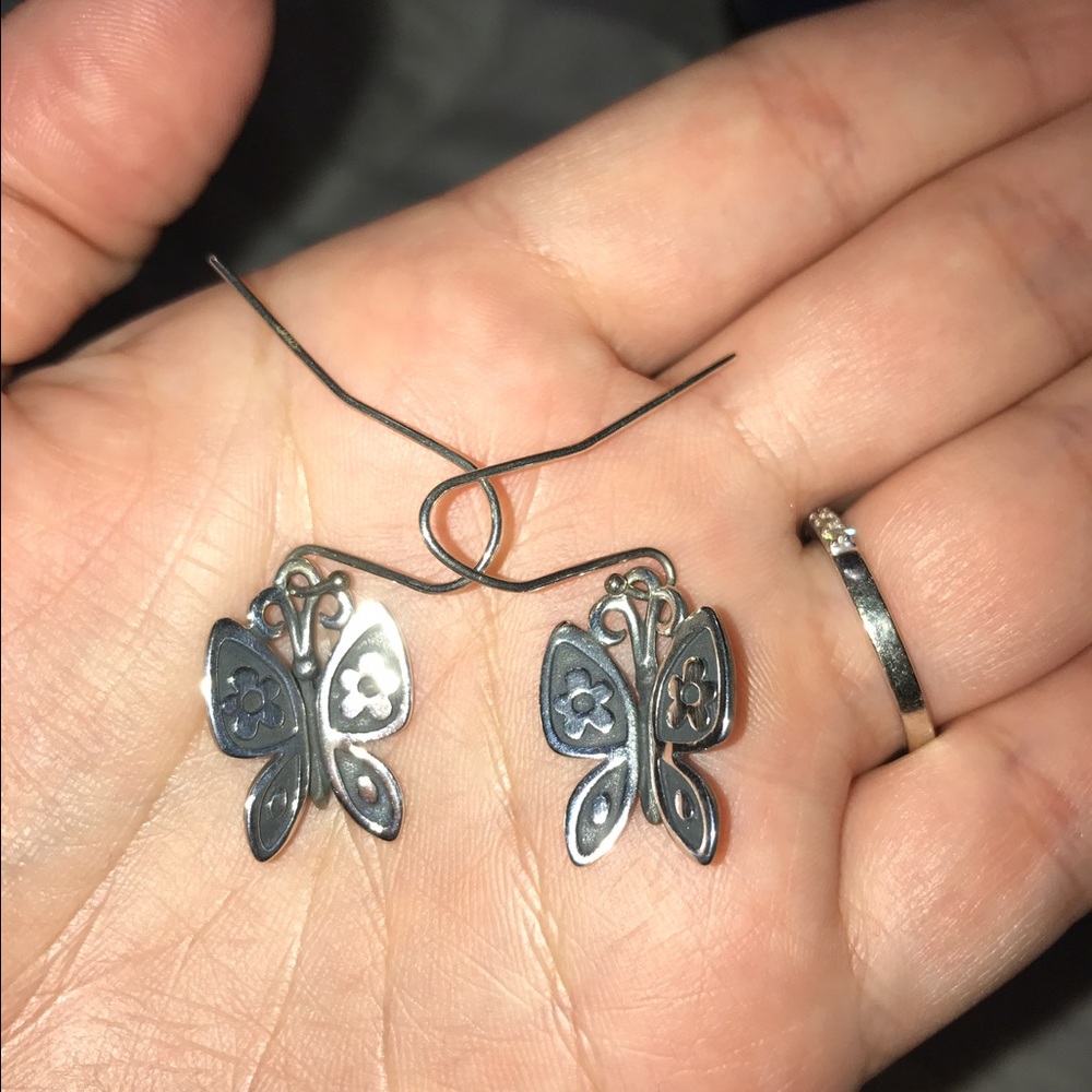 James Avery Mariposa Ear Hooks