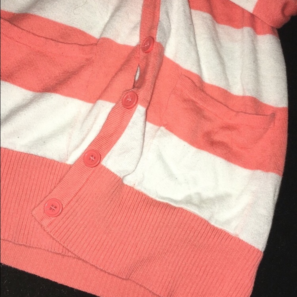 Long sleeve striped cardigan