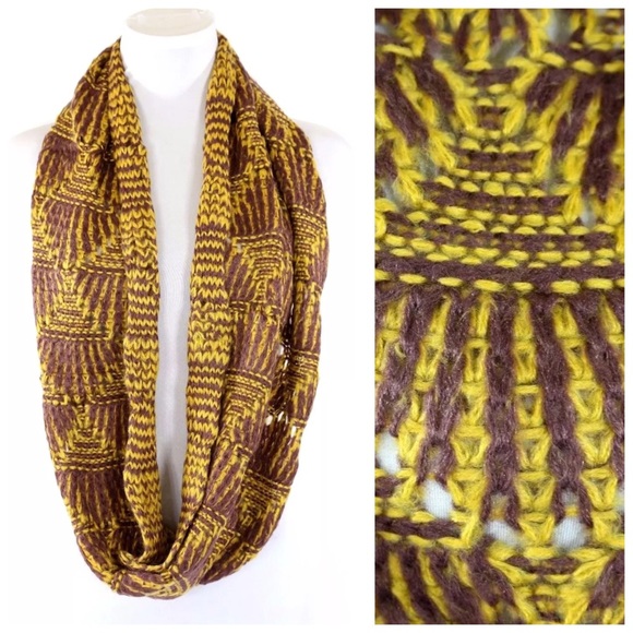 Soft Tribal Infinity Scarf - Picture 2 of 4