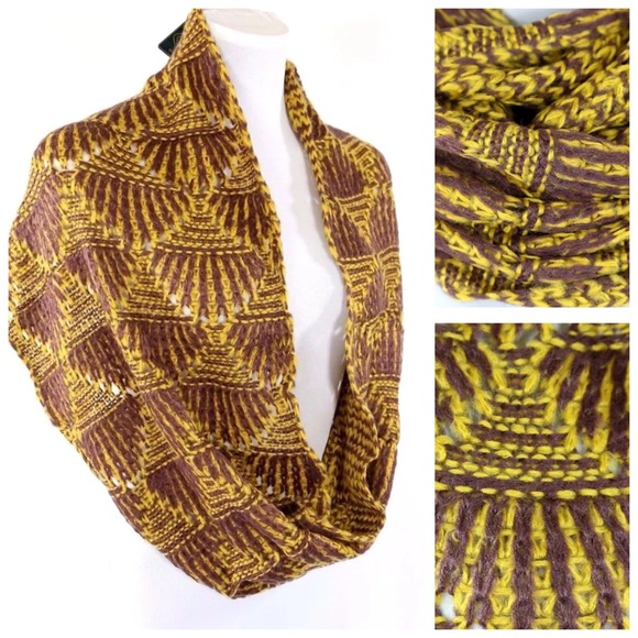 Soft Tribal Infinity Scarf - Picture 3 of 4