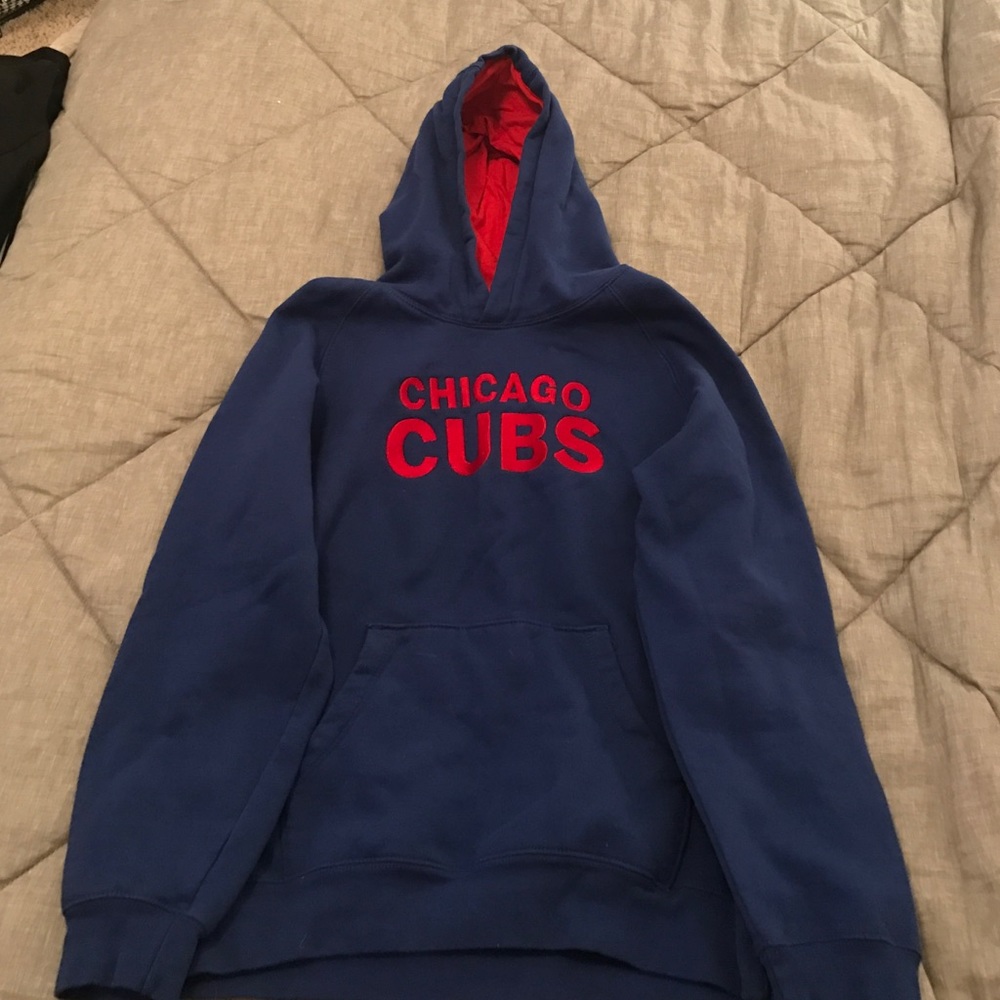 Chicago Cubs Hoodie Sweatshirt. Size L.