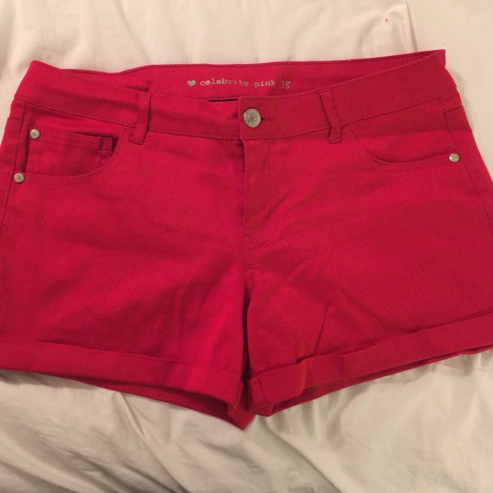 Celebrity Pink Red Shorts