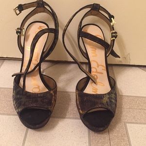 Sam Edelman Leopard Print Nadine Heel