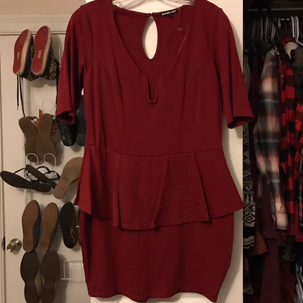 Red dress