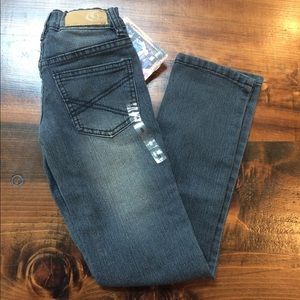 NWT girl gray jeans size 8