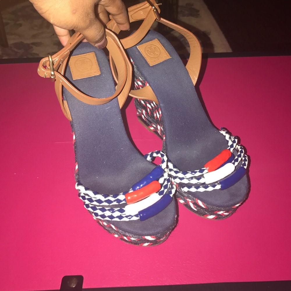 Tory Burch Braided Wedges