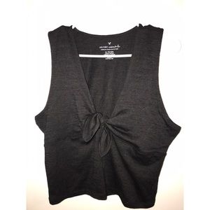 American Eagle front tie tanktop