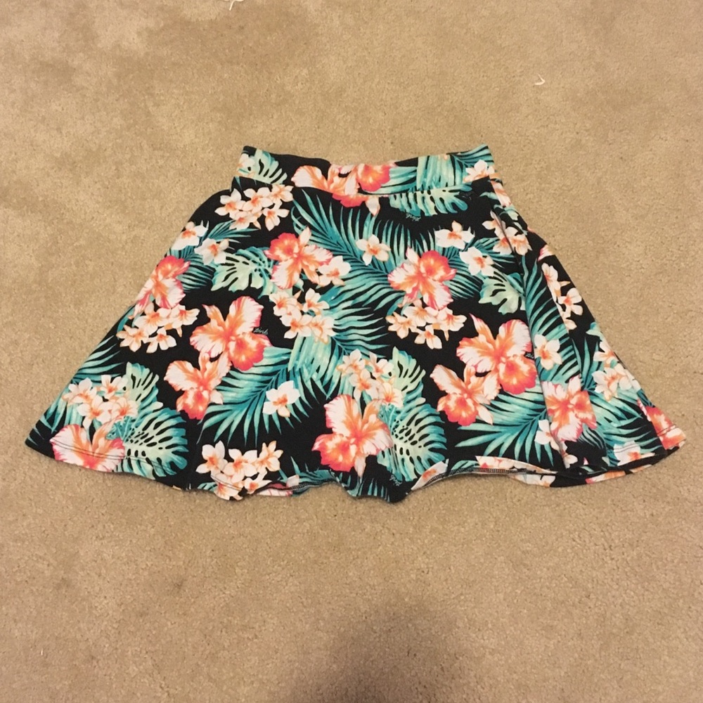 Floral skater skirt
