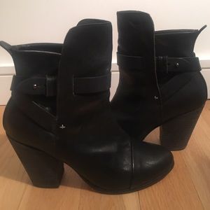 Rag & Bone Black Booties