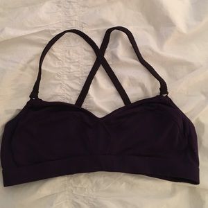 Cute cross-back sports bra