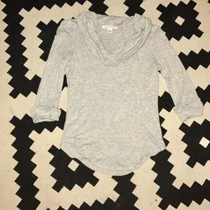 Banana Republic Grey Cowl Neck Shirt