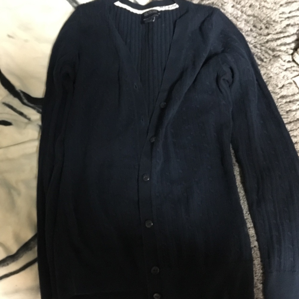 Tommy Hilfiger Navy Blue Cardigan