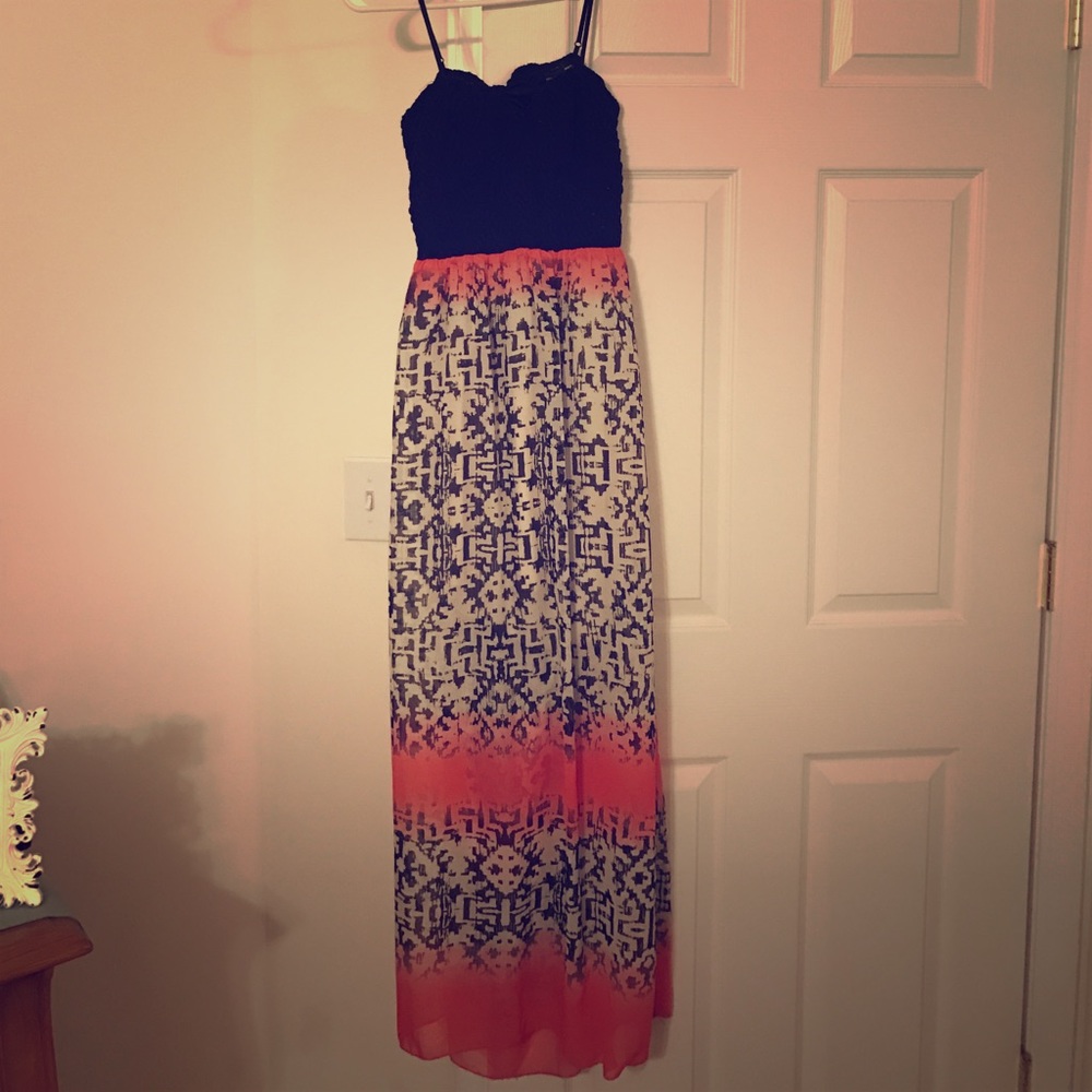 Open back maxi