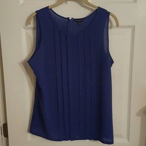 BANANA REPUBLIC Sleeveless Blue Blouse