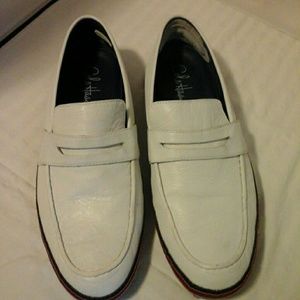 NIKE AIR X COLE HAAN Golf Striped Penny Loafers