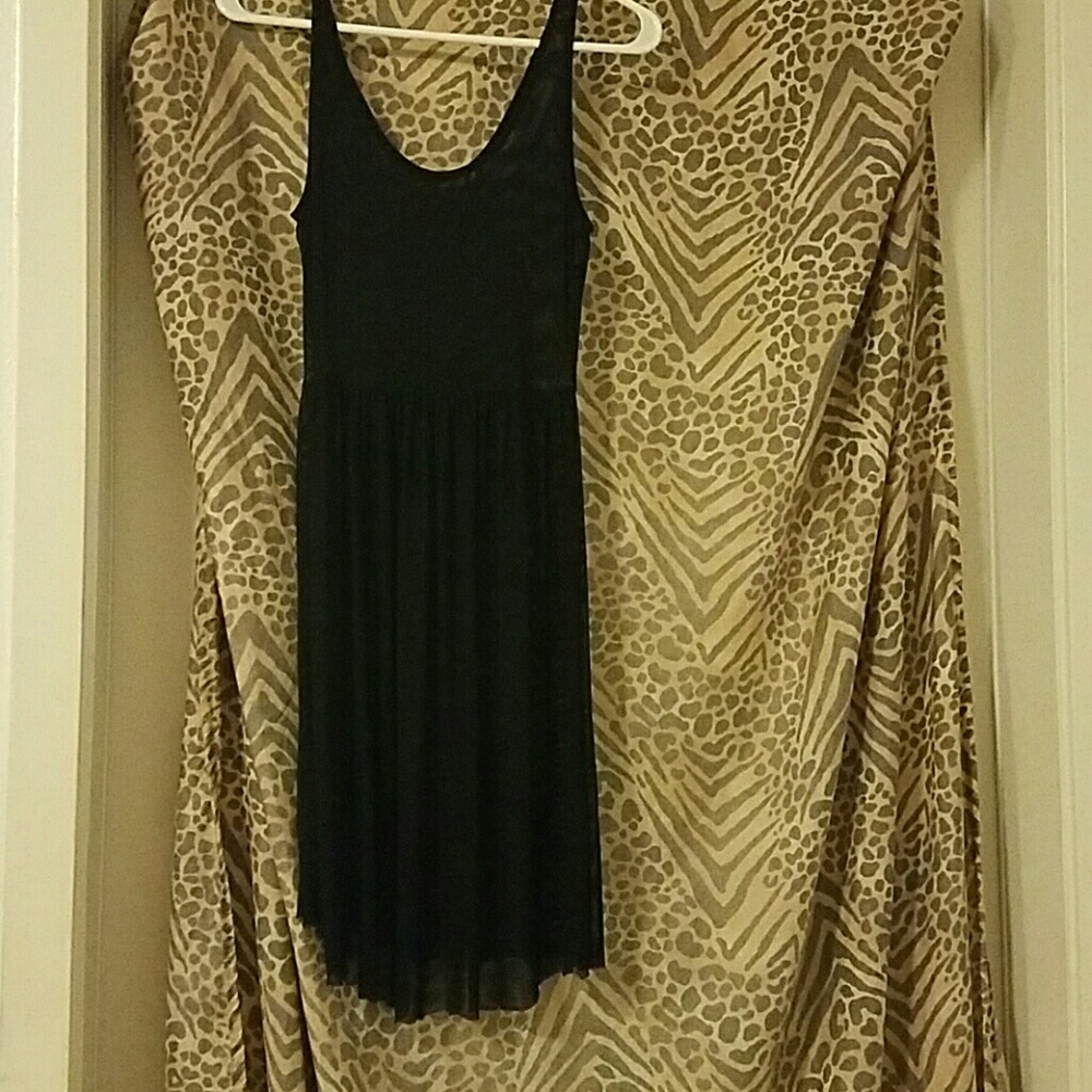 Chiffon midi dress