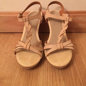 Tan wedges