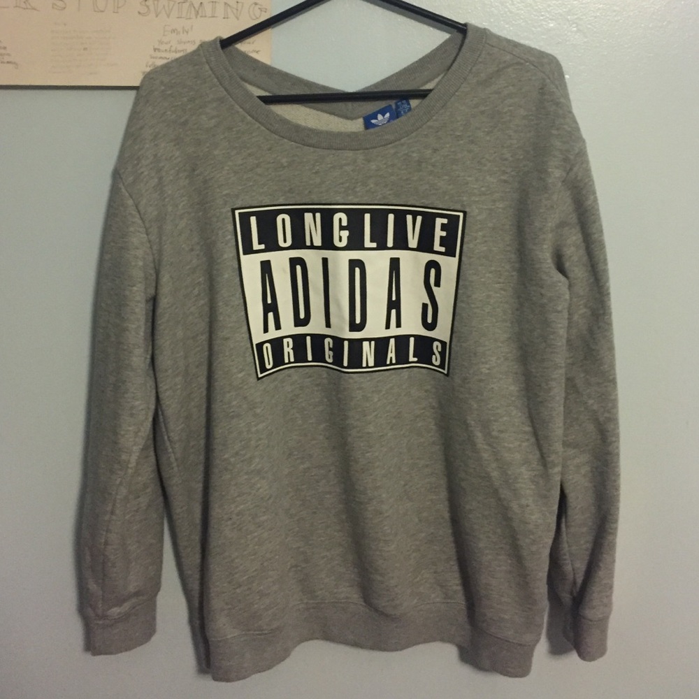 Grey Adidas Crewneck