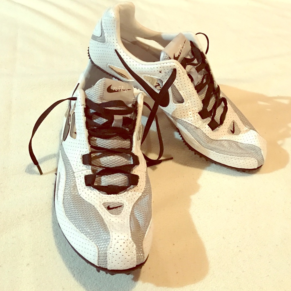Light Weight Nike Track Shoes, with Pegs intact.