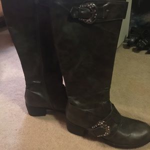 Roper western zip up boots