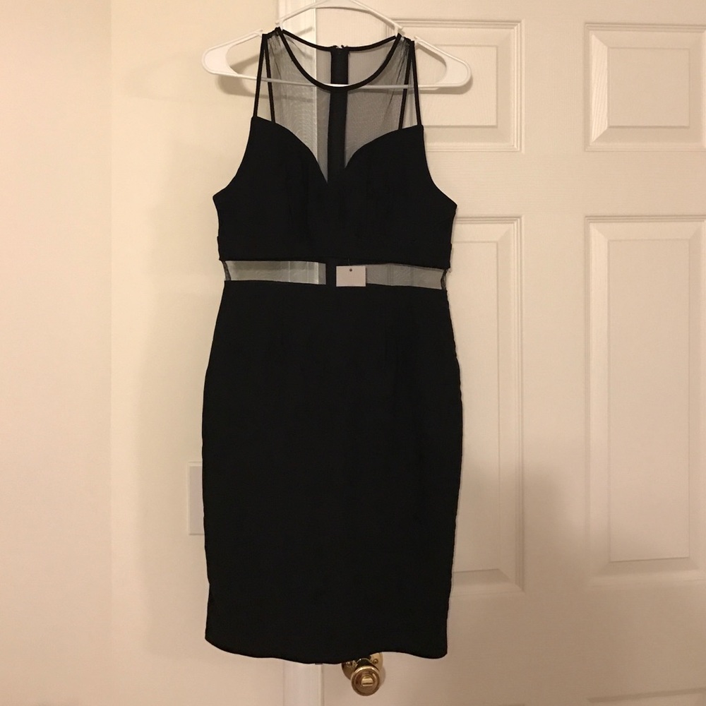 Tobi mesh cut out dress
