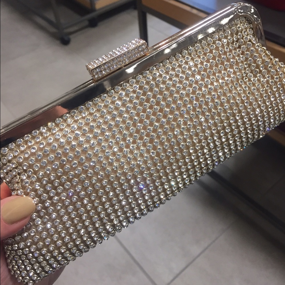 Gold clutch
