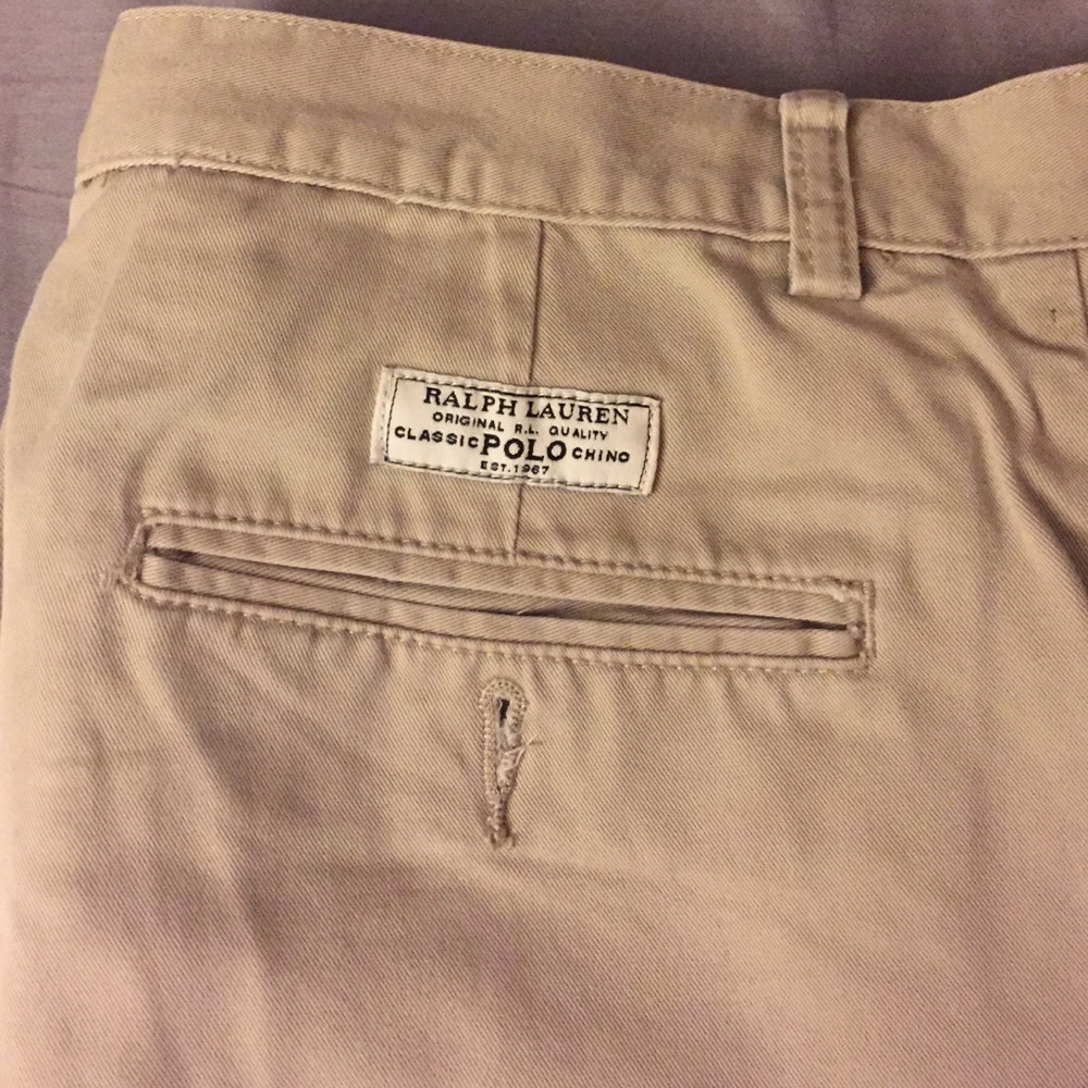 Men's Polo Khaki Shorts