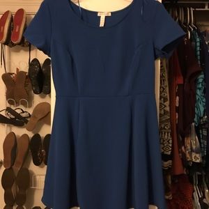 Royal blue skater dress