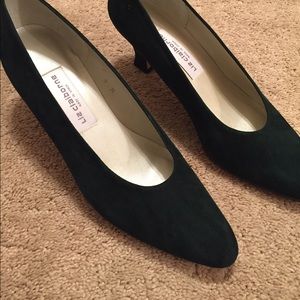 Liz Claiborne Navy Suede Pumps