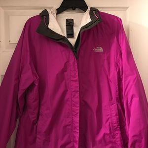 The North Face unlined raincoat.