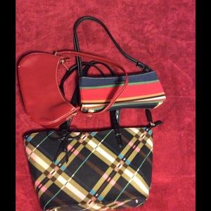 Liz Claborne purse and 2 other brands.