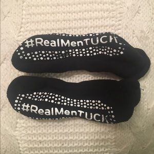 Pure Barre Socks: "Real Men Tuck"