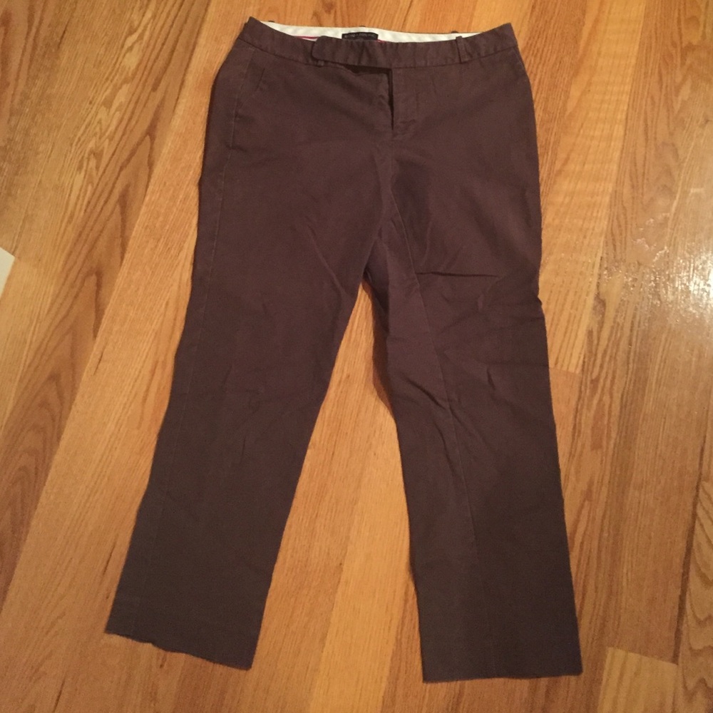 Banana Republic Ryan Fit Capris Brown Size 8