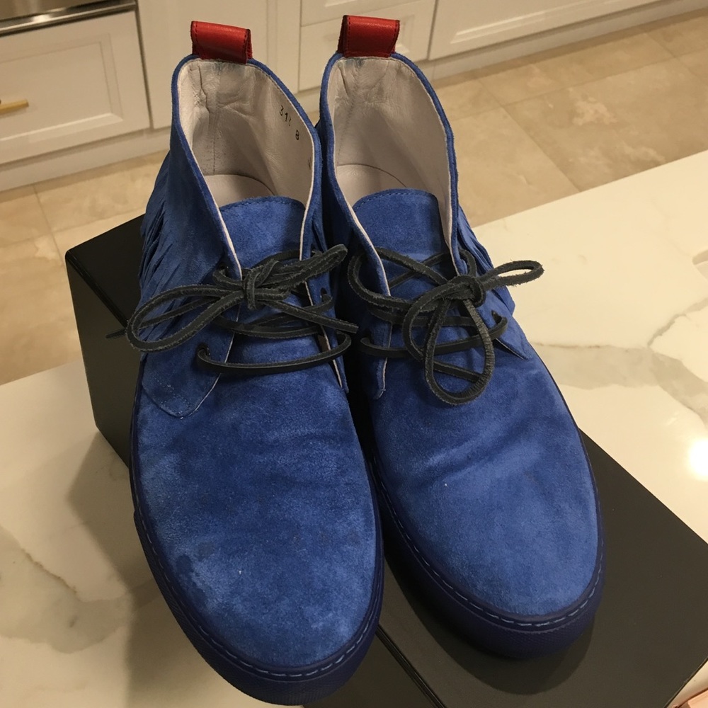DEL TORO SUEDE FRINGE CHUKKA SNEAKERS ✔️ - Picture 2 of 3