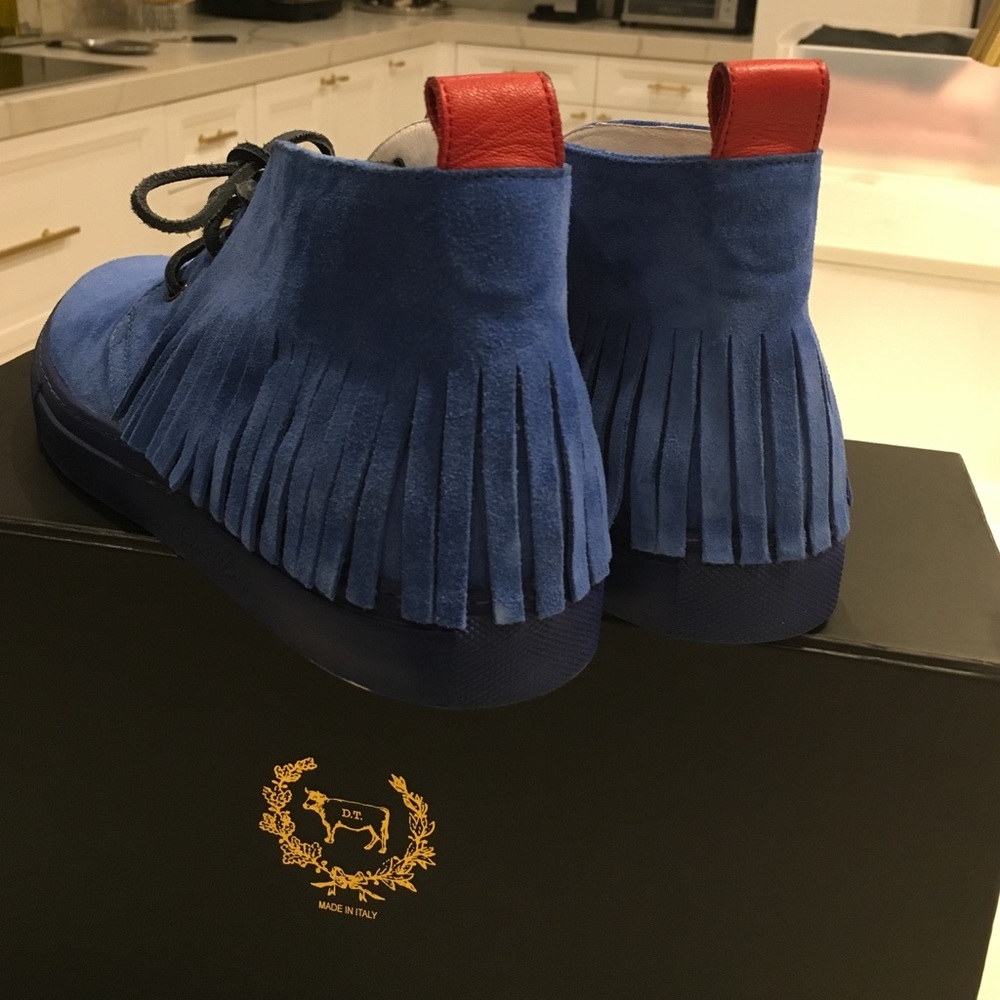 DEL TORO SUEDE FRINGE CHUKKA SNEAKERS ✔️ - Picture 3 of 3