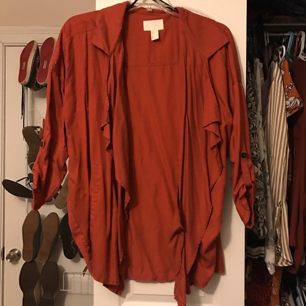 Rust orange top