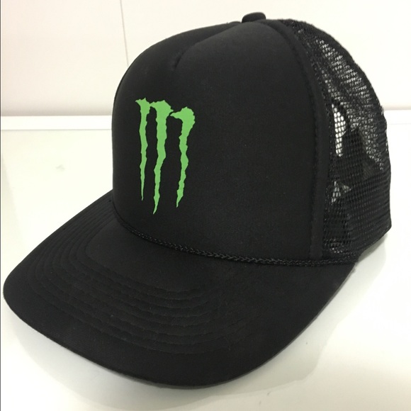 Monster Energy Otto Trucker Snapback Hat One Size - Picture 2 of 4