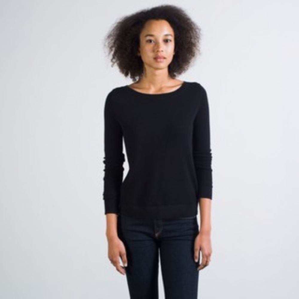 Seed Stitch Box Cut Sweater