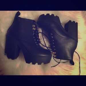 Ankle high booties
