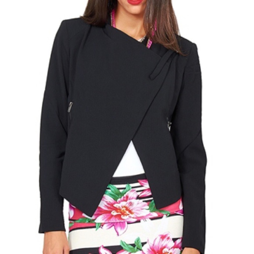 Black Asymmetrical Jacket
