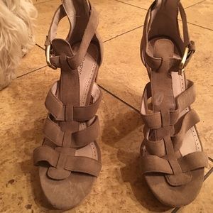 Rosegold Cork Pump Sandle